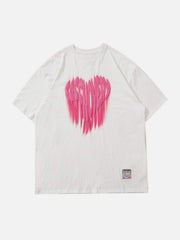 Foam Letter Love Print Tee