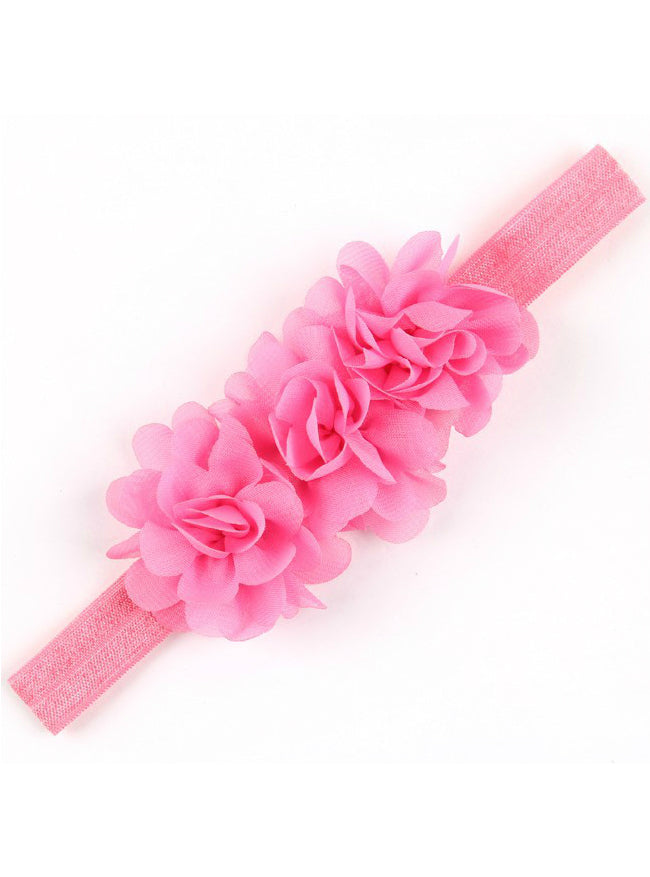 1PC Flower Headband Children Headwear Pearl