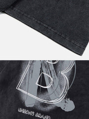 Spray Paint Washed Graphic Tee