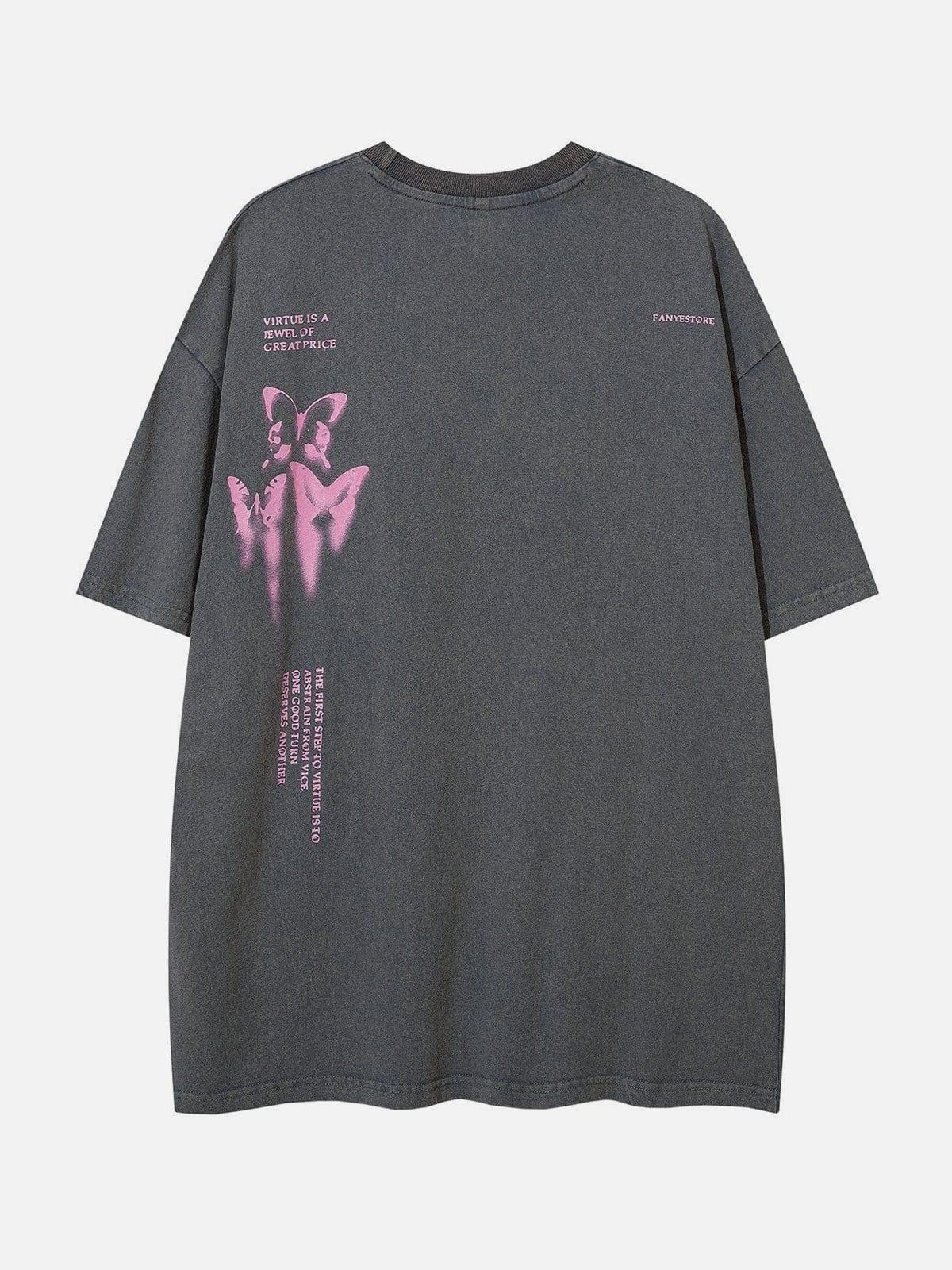 Unreal Butterfly Washed Tee