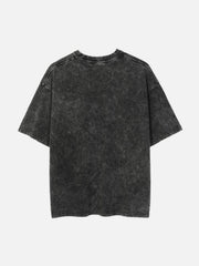 Angel Crushes The Lock Earth Cotton Washed Graphic Tee