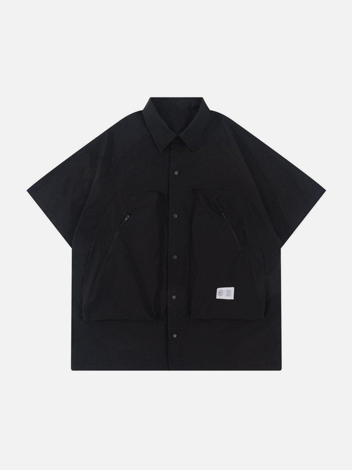 Big Pocket Zipper Shirt