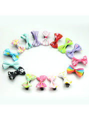 20 Pcs/ Lot Small Mini 3cm Bow Hairgrips