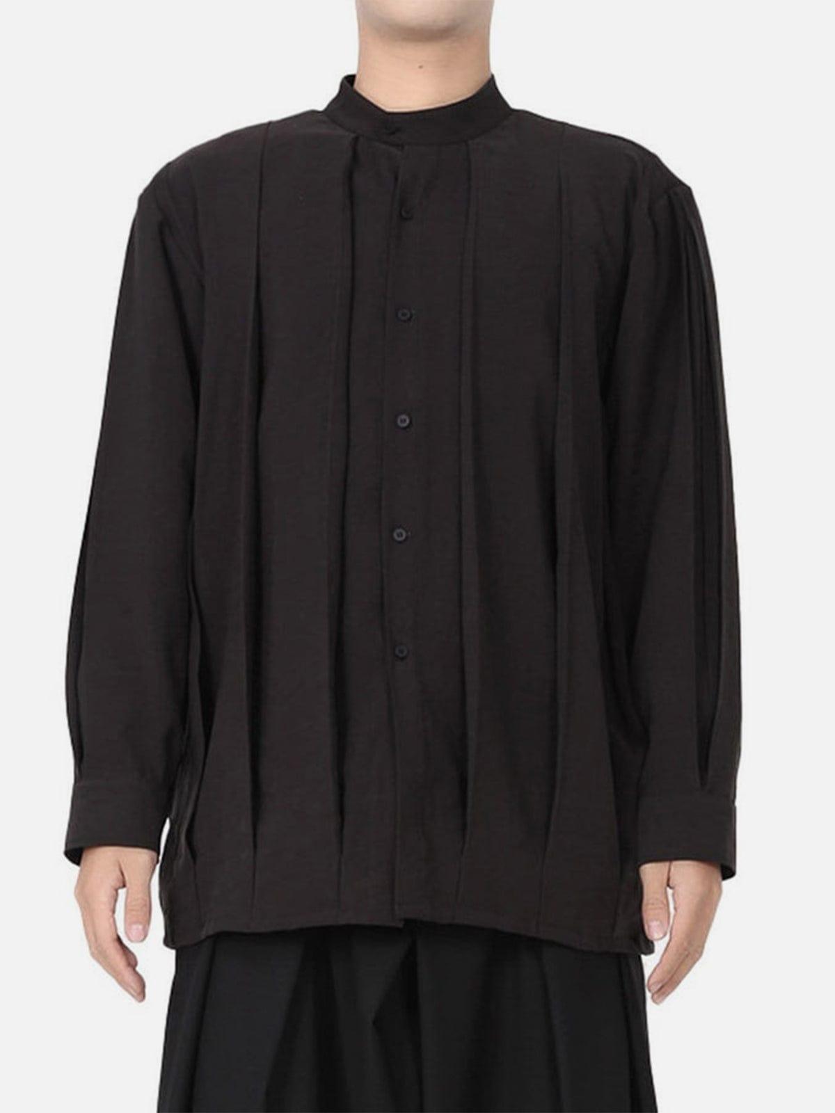 Oversize Fold Long Sleeve Shirt