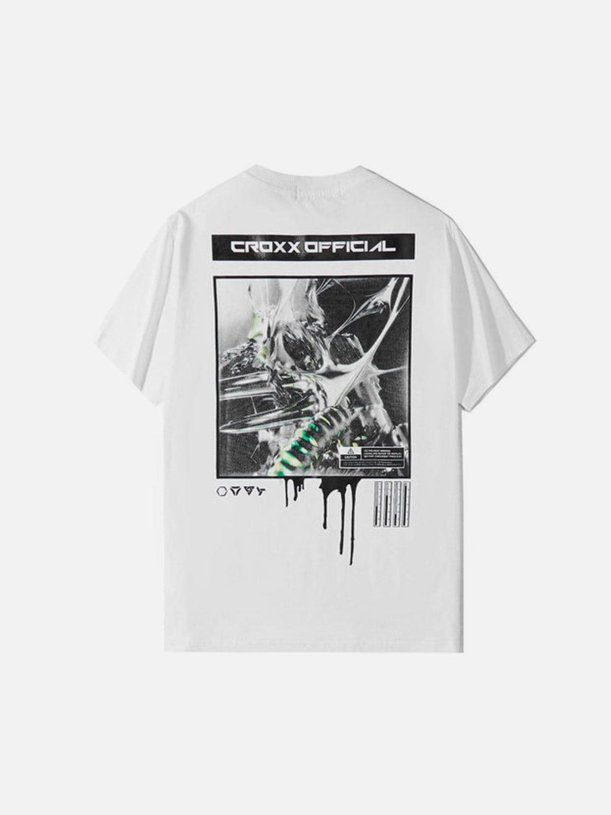 Function Dark Print Cotton Tee
