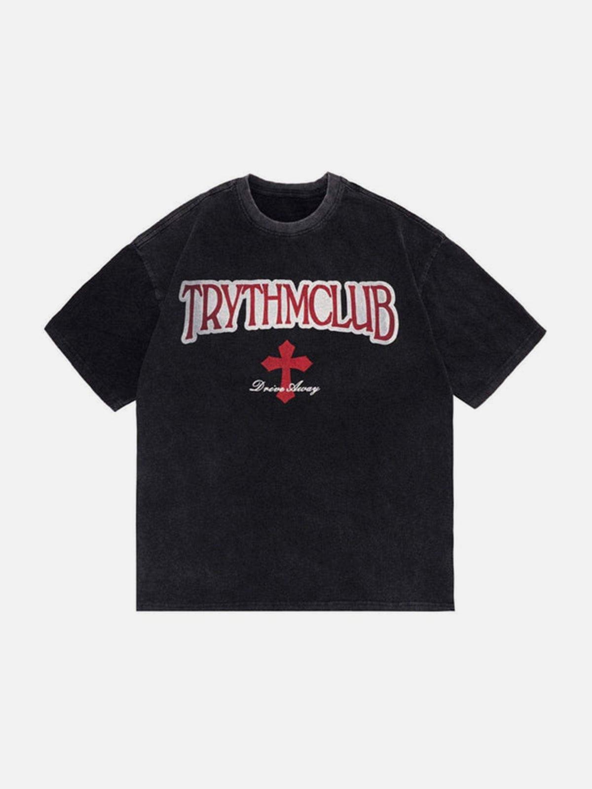 Letter Graphic Oversized Tee