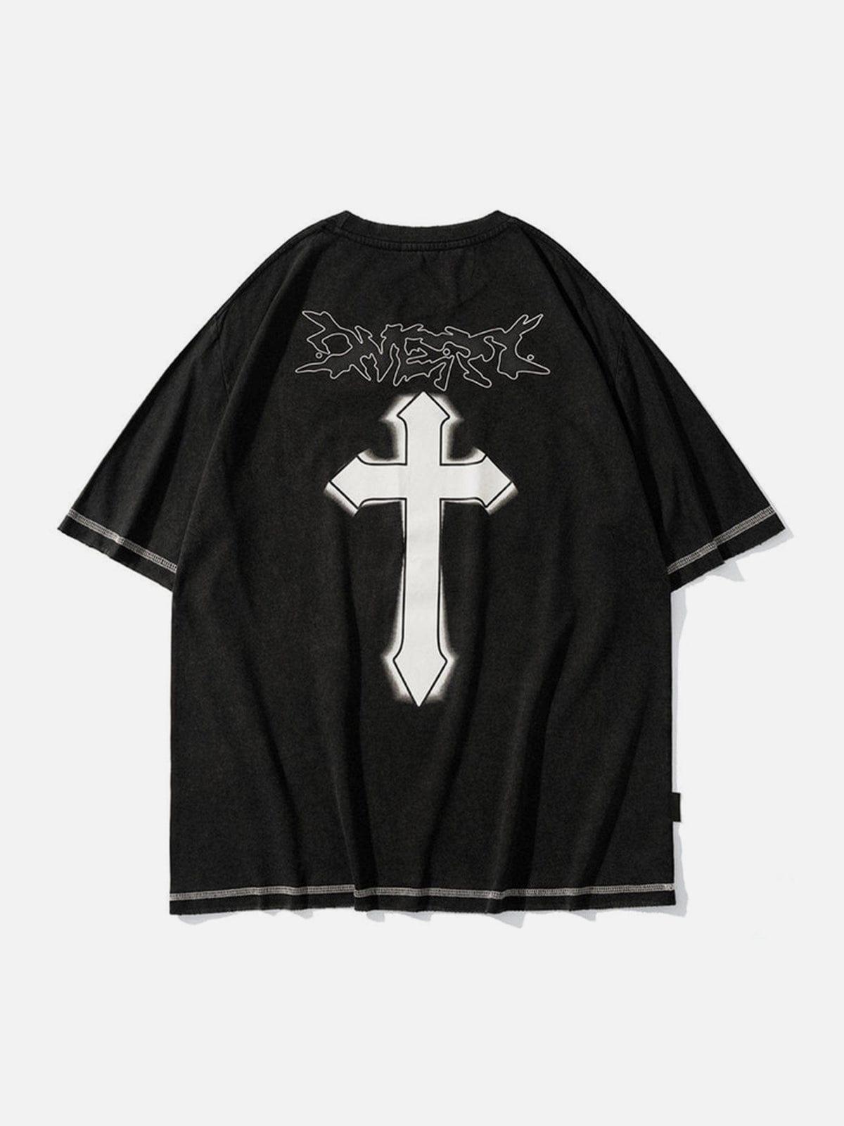 Cross Washed Graphic Tee