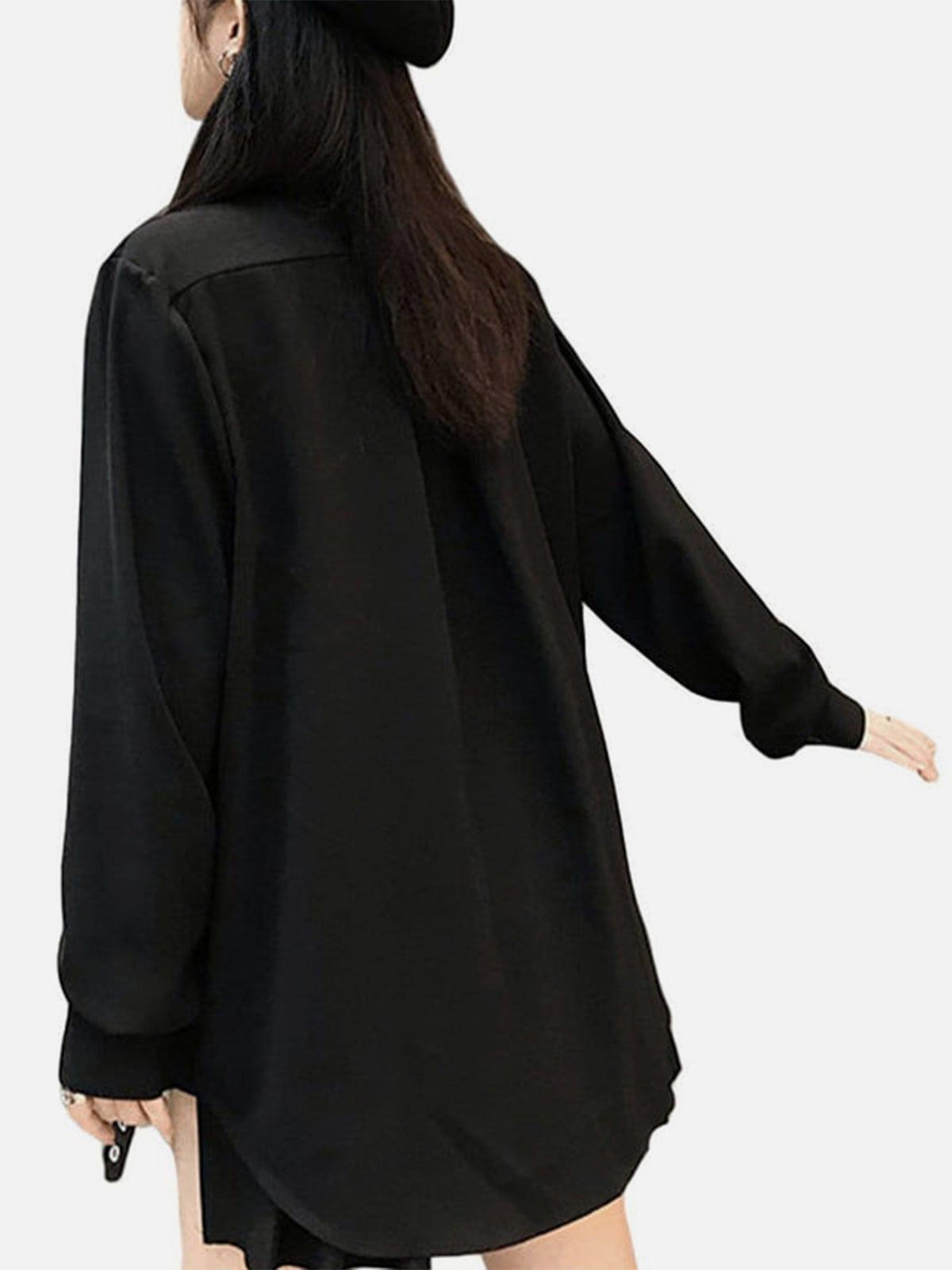 Techwear Dark Tie Shirt