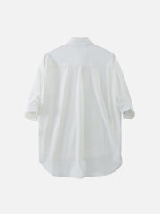 Dark Love Chain Decoration Oversized Shirt