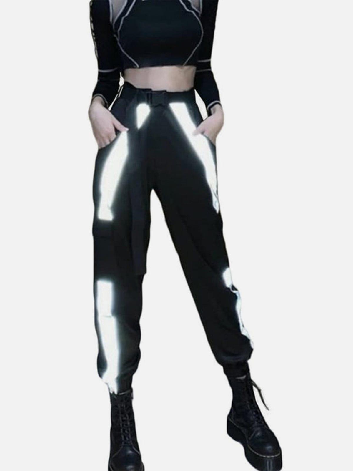 Reflective Strip Cargo Pants