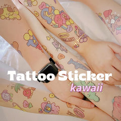 Color Animal Waterproof Tattoo Stickers