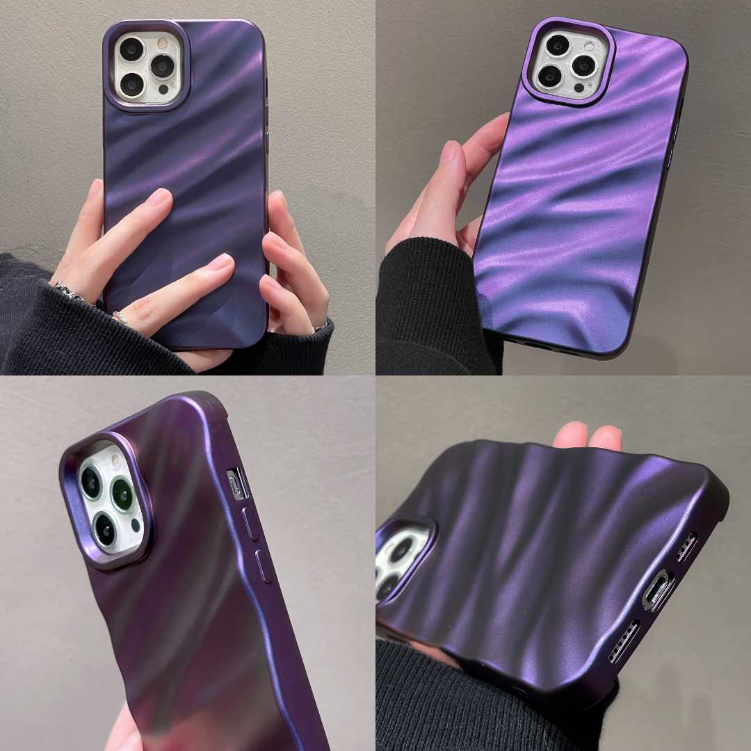 Simple Style Wave Pattern Phone Case