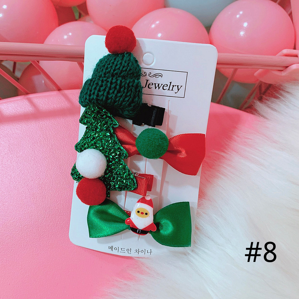 Christmas Cute Baby Hairpin Set