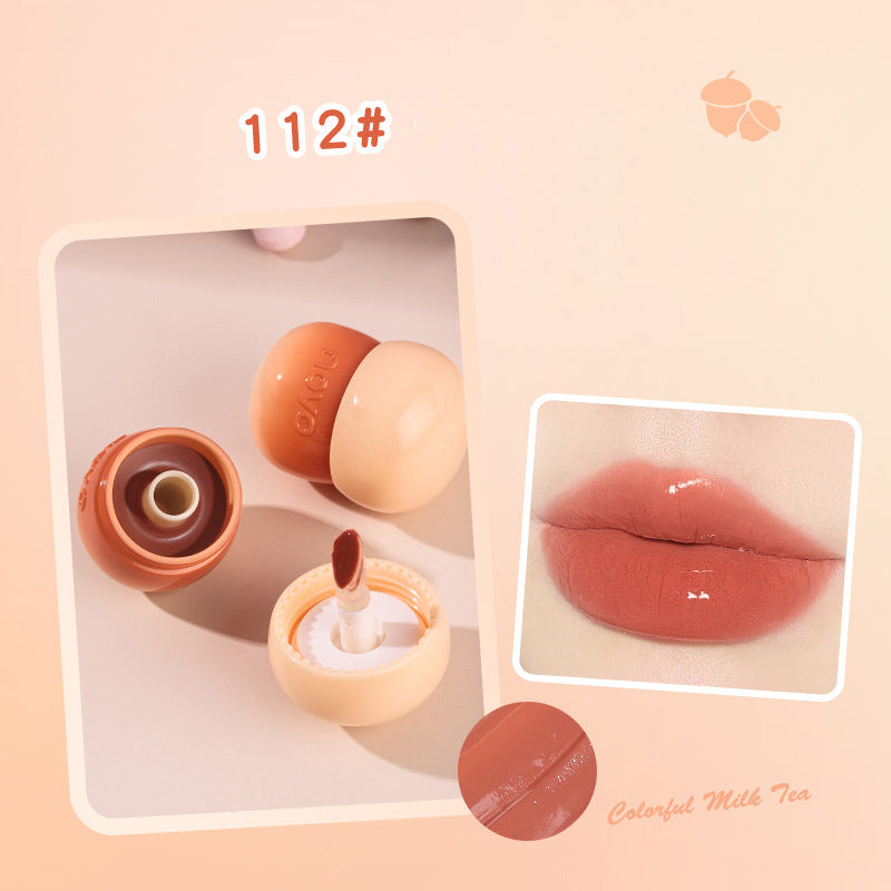 Mushroom Shape Mirror Water Luminous Lip Glaze