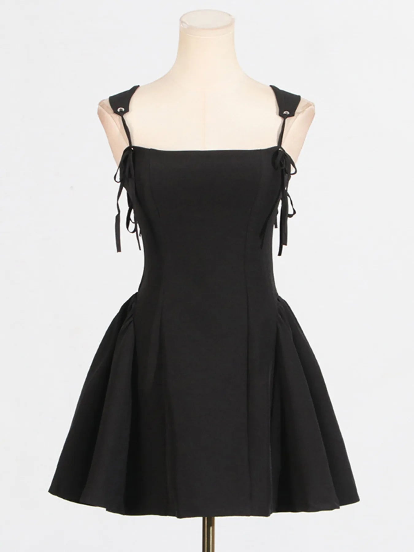Lace Up Mini Cami Dress