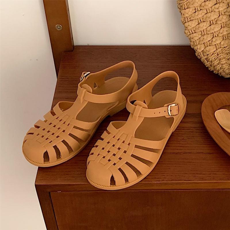 Beach Braided Cutout Sandals