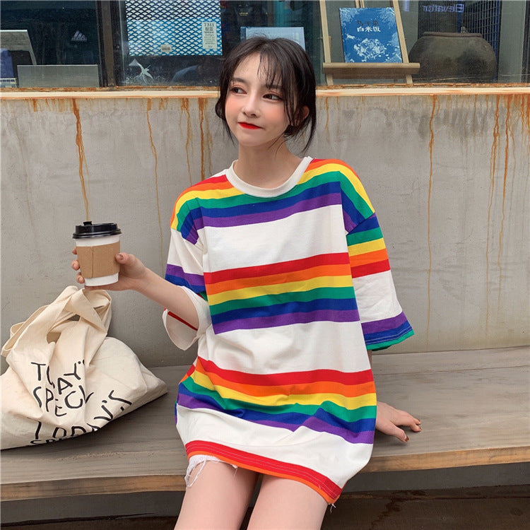 Sweet Girl Rainbow Tee