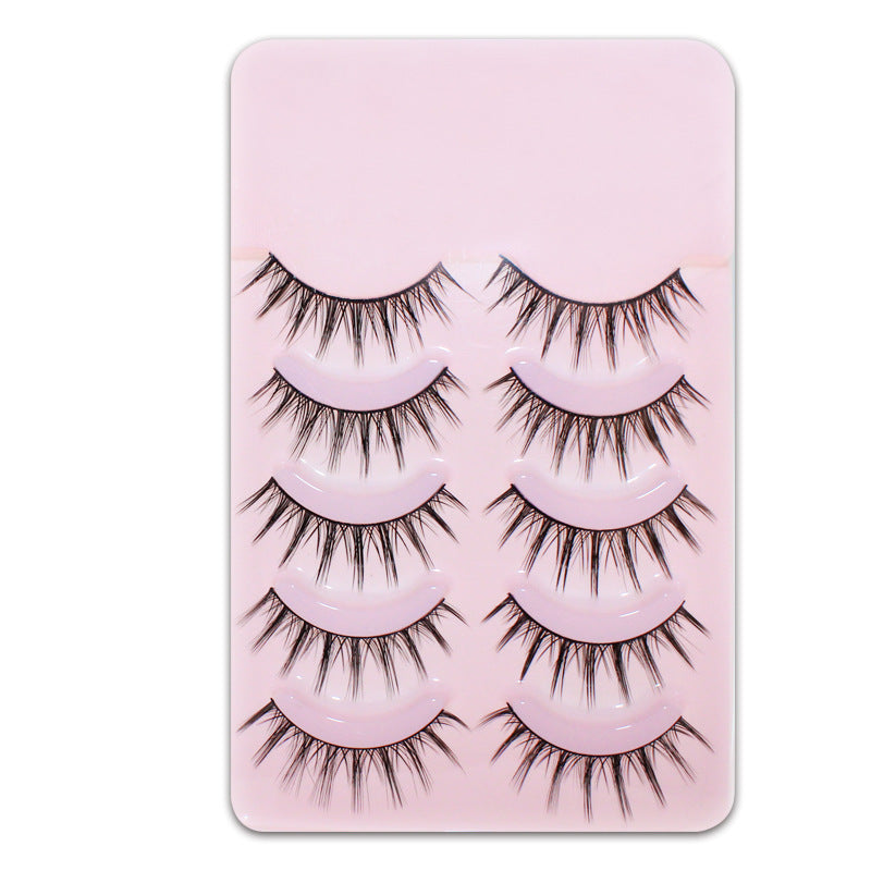 Natural Curled A-type False Eyelashes