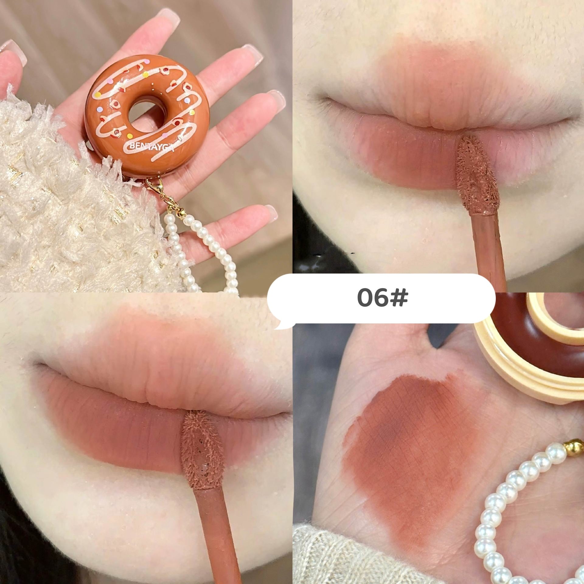 Cute Donut Matte Lip Gloss