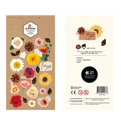 Flowers Stationery Decoration Sticker