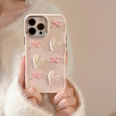 Pink Love Bow Phone Case