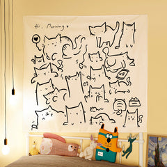 Super Cute Cat Tapestry