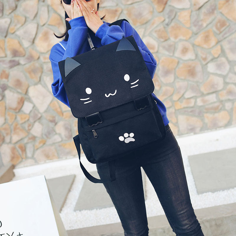 Cute Cartoon Cat Backpack