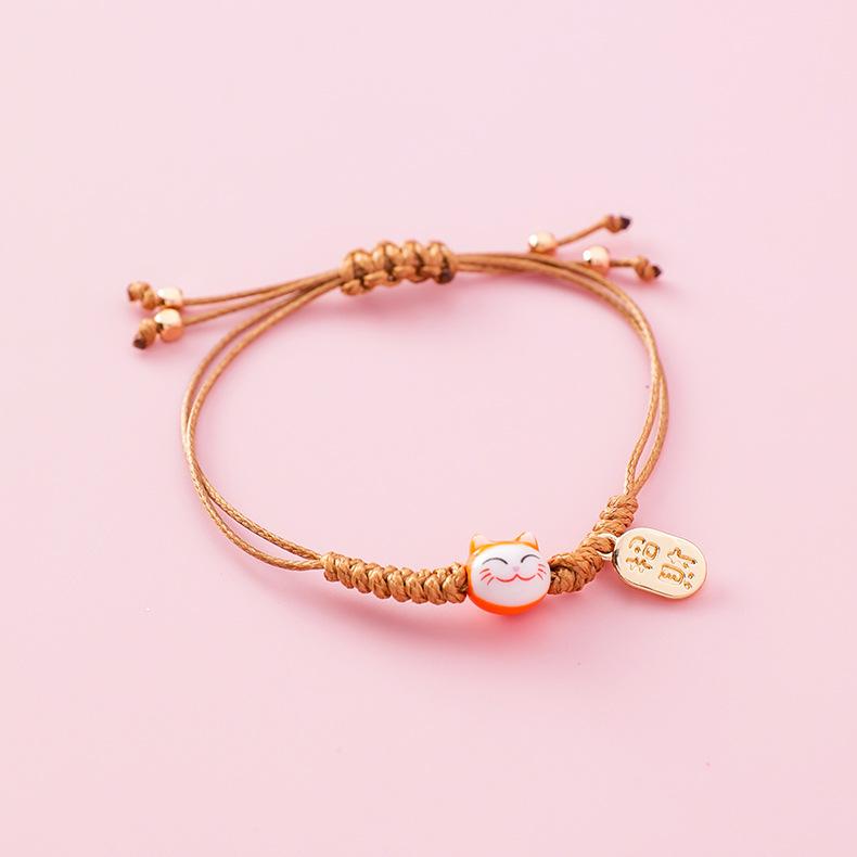 Cute Ceramic Cat Bracelet