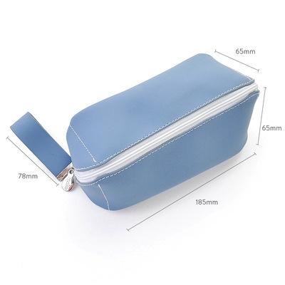 PU Solid Color Pencil Case