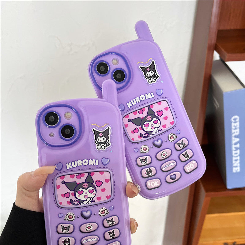 Creative Cartoon Purple Phone Case