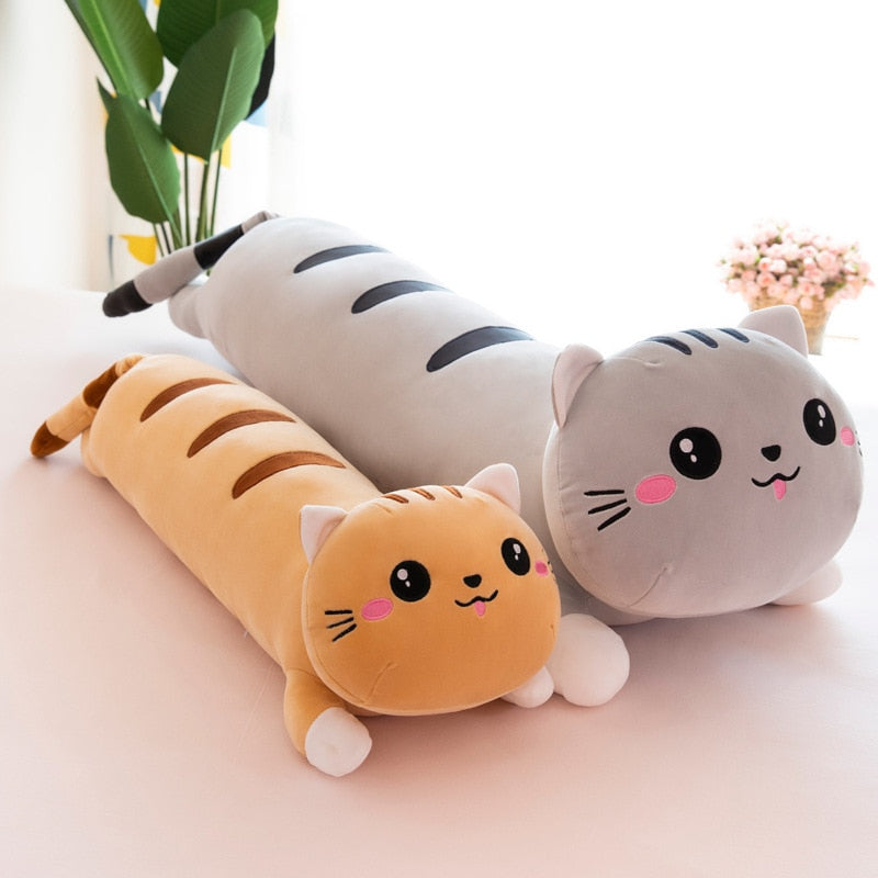 50-130cm cat pillow plush toy children's gift lovely doll sleeping pillow girl birthday gift doll doll creative Christmas gift