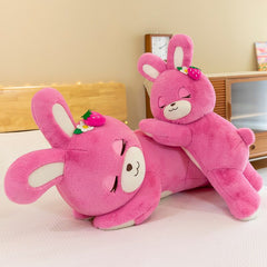 50/70/90Cm Cute / Soft / Rabbit Plush Toy / Rose Red Strawberry Bear Rabbit Pillow /doll/children's Birthday Gift/christmas Gift