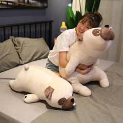 50-90cm Plush Pug Toy Soft Stuffed Plush Animal Shar Pei Soft Doll Dog Plush Toy Pillow Kids Toys Birthday Gift for Girlfriend