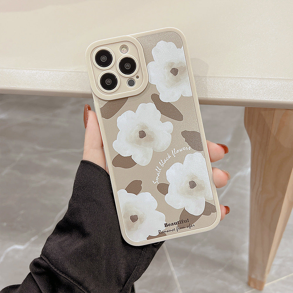 Vintage Matte Flower Phone Case