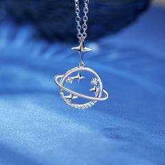 Universe Planet Star Necklace