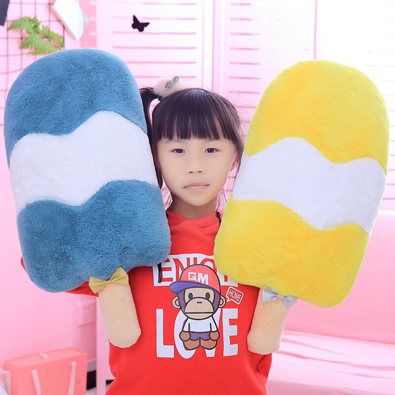 50CM New design 3D sweet ice cream pillow cushion car waist support cushion Soft Plush Stuffed Doll Toys Creative Pillow