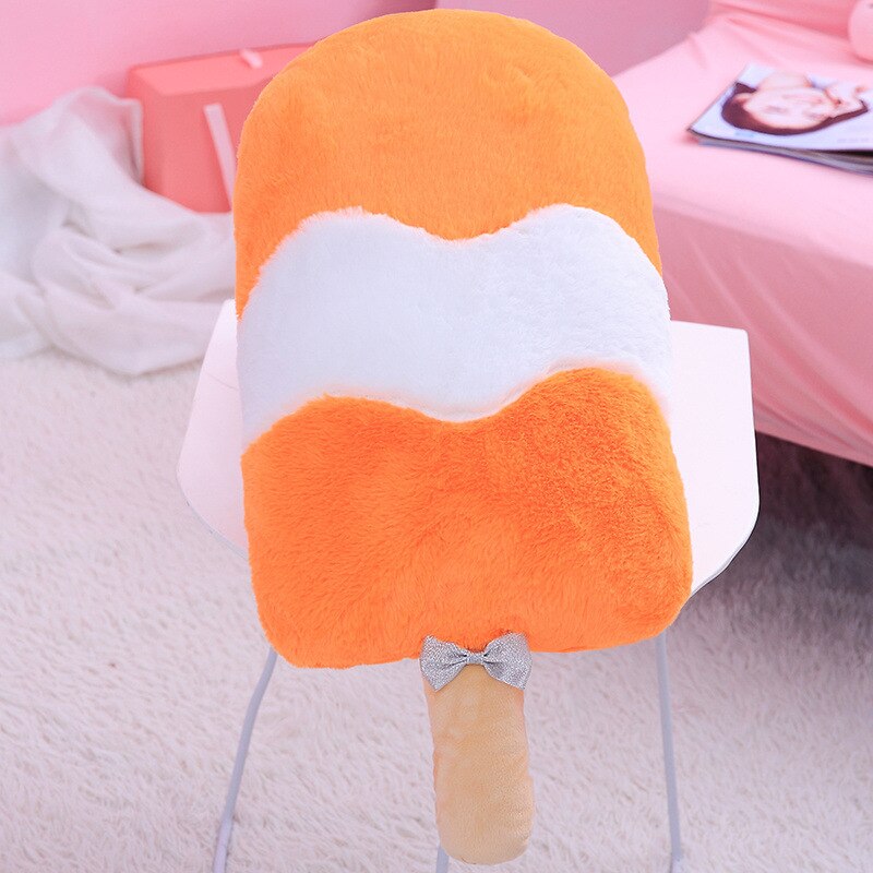 50CM New design 3D sweet ice cream pillow cushion car waist support cushion Soft Plush Stuffed Doll Toys Creative Pillow