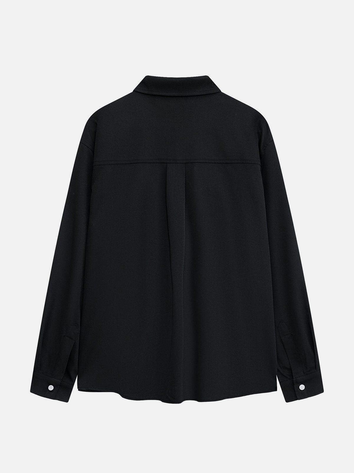 Ribbon Long Sleeve Shirt
