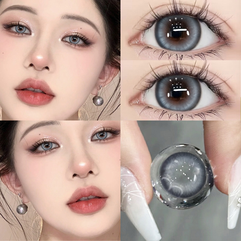 Charming Gray Blue 14.5mm Contact Lenses(6months wear)