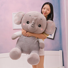 50cm-80cm Kawaii Elephant Plush Animal Toys Kids Soft Stuffed Elephant Doll Baby Appease Toys Home Decor Children Birthday Gifts