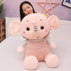 50cm-80cm Kawaii Elephant Plush Animal Toys Kids Soft Stuffed Elephant Doll Baby Appease Toys Home Decor Children Birthday Gifts