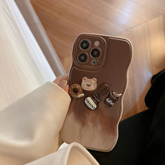 Cute Coffee Bear Phone Case