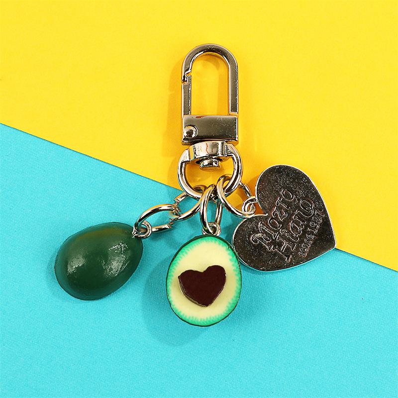 Kawaii Avocado Keychain