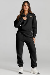 Zip Top and Drawstring Pants Set