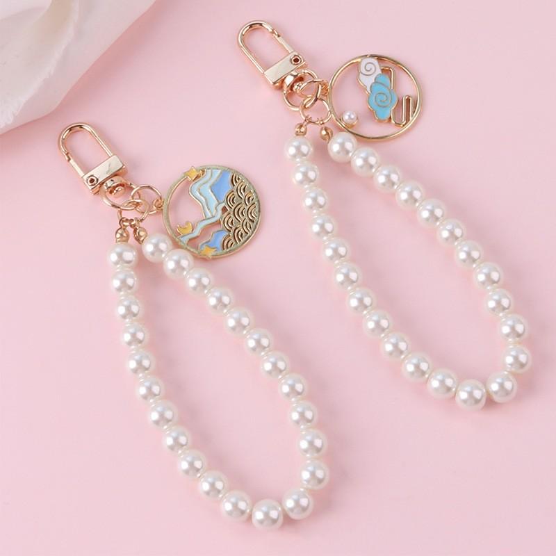 Classic Pearls Keychain