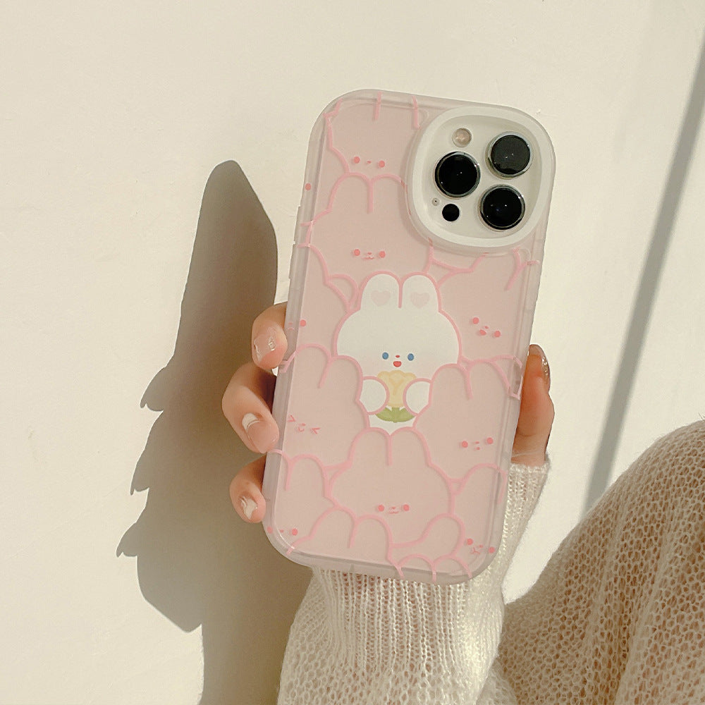 Pink Rabbit Bowknot Phone Case