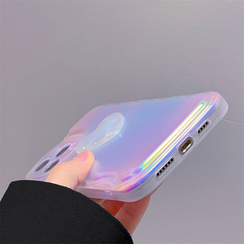 Laser Three-dimensional Love Phone Case