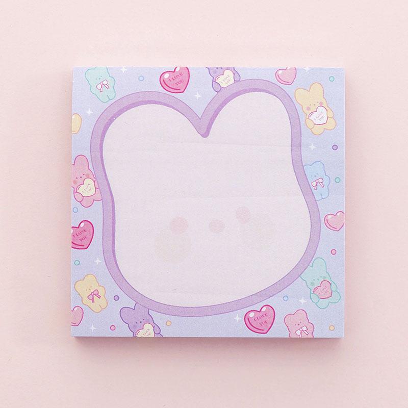 Pink Girl Sweetheart Candy Sticky Note