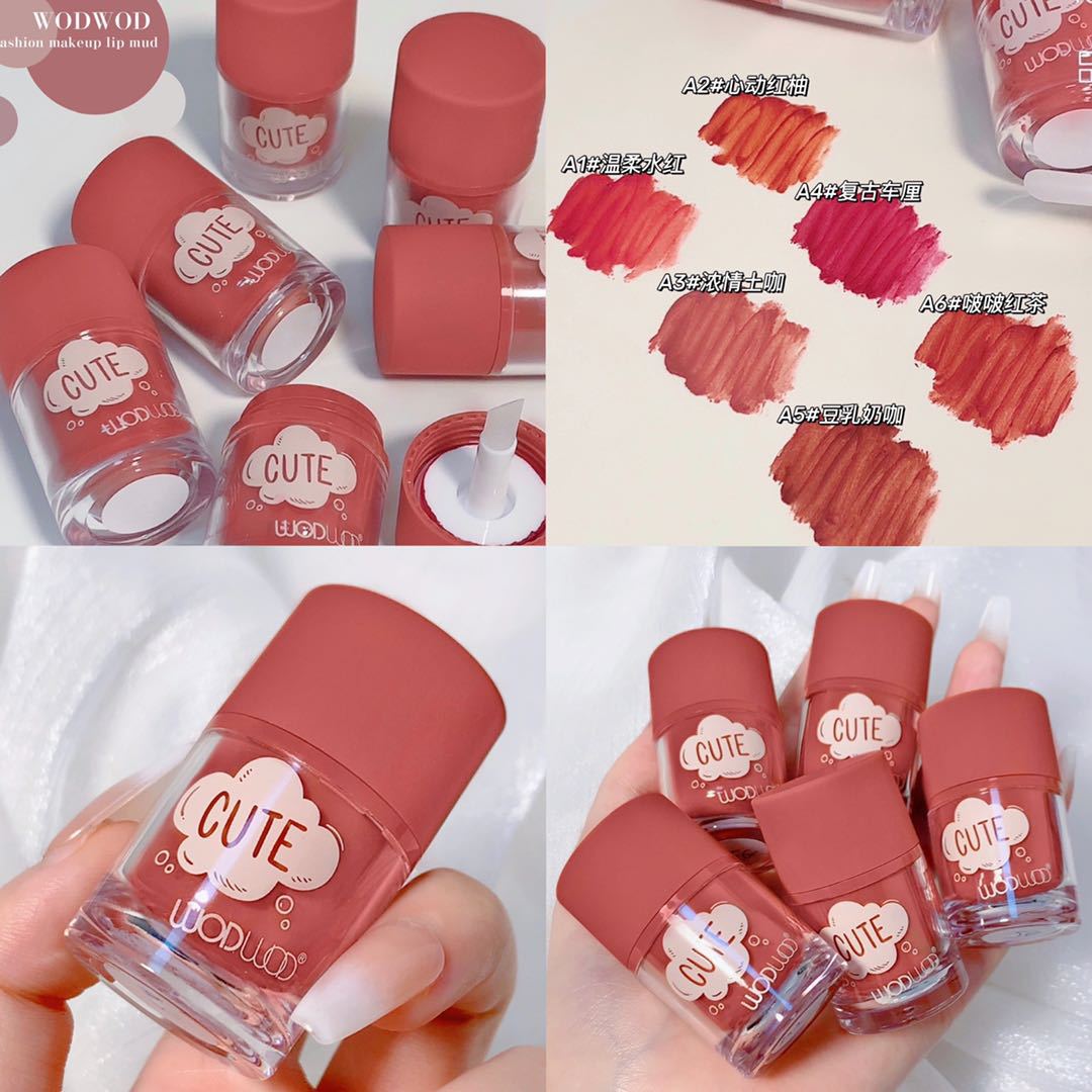 Cute Milk Tea Design Lip Gloss