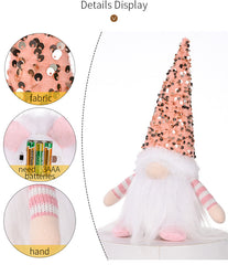 Glowing Gnomes Doll Ornaments